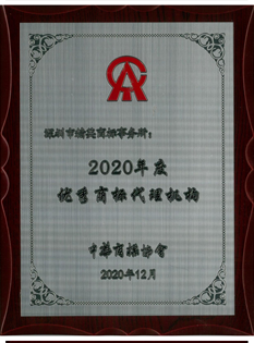 2020年，-精英商标所被中华商标协会评为“2020年度优秀商标代理机构”；.png